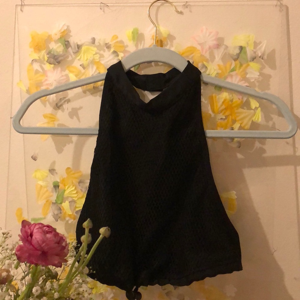 Nün Bangkok Silk & Mesh Halter (Small)